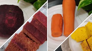 10 mins : Healthy Beetroot Cake & Carrot Cake.. Easy and Tasty ????
