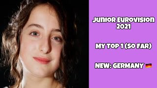 Junior Eurovision 2021 - Top 1 So Far New Germany
