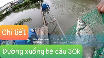 Đường xuống lồng bè 30k của chú Tuấn
