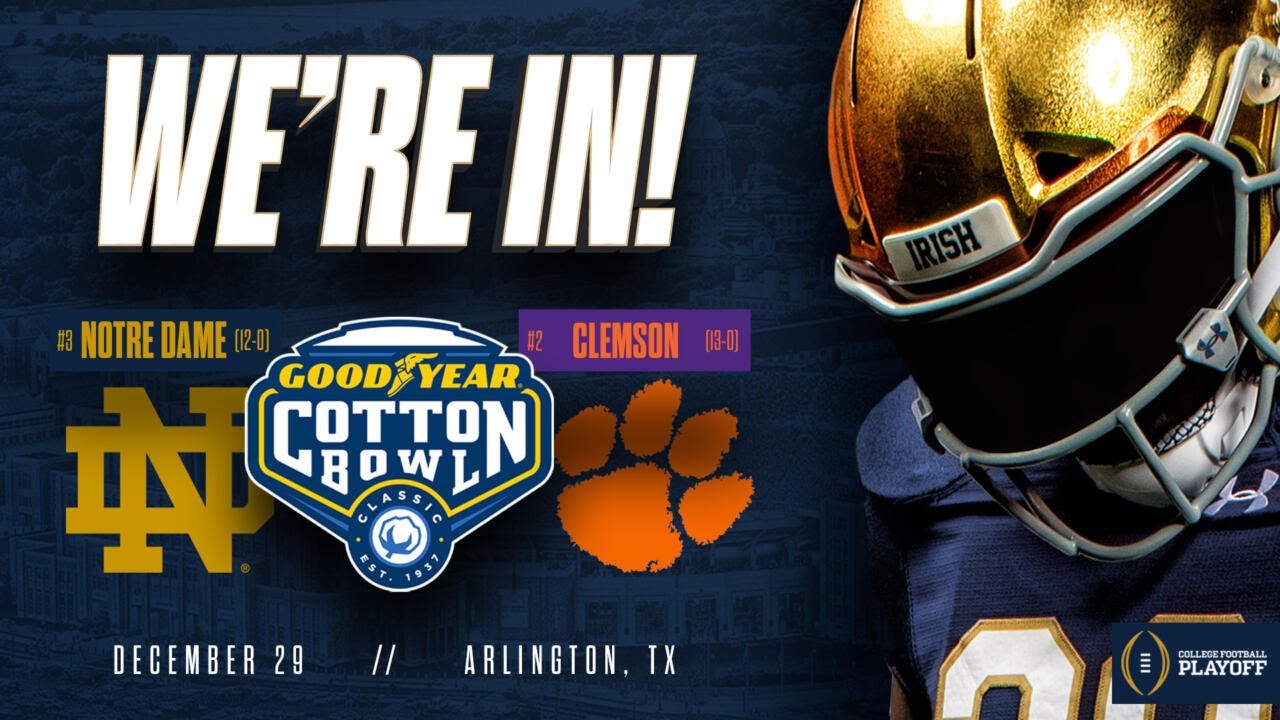 ND Offense - 2018 Cotton Bowl - YouTube