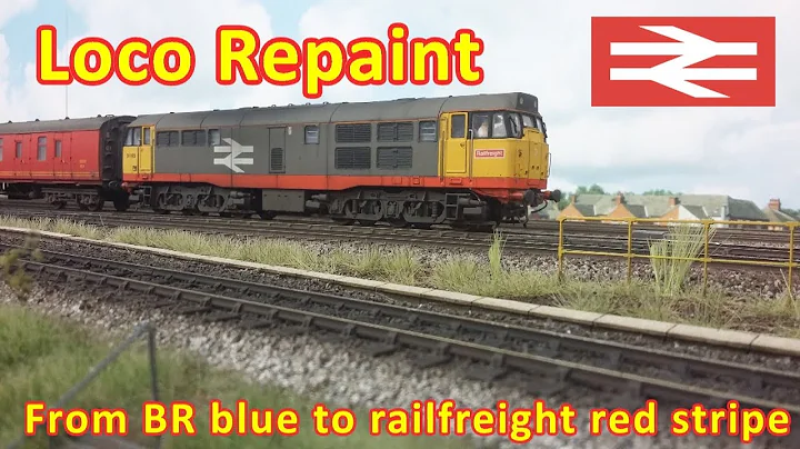 Repainting & weathering a locomotive