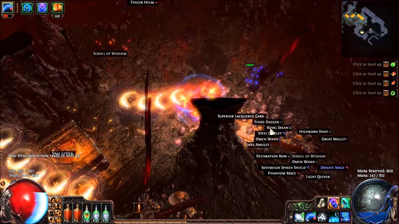 Path of Exile Spectral Throw Cast Fireball and Arctic Breath on Crit YouTube