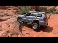 Hole-In-The-Rock off-road 4x4 trail Bumper-scratcher obstacle by Lexus GX470