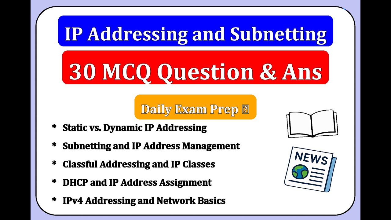 TOP 30 Rapid Revision: Static & Dynamic IP | Most Important IT Quiz