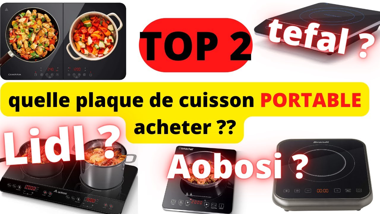 ️Meilleure Plaque de Cuisson Portable pour étudiant 2023 (Aobosi,lidl