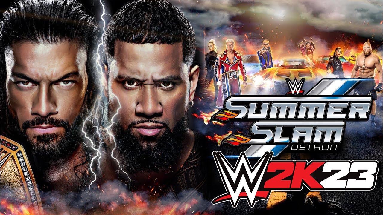 WWE 2k23 Roman Reigns vs Jey Uso Universal Championship Match : SummerSlam 