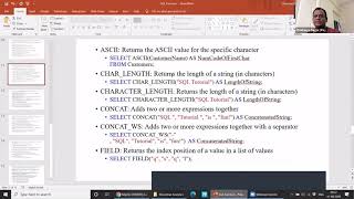 SQL String Functions Rpad and Upper