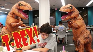 TREX Let Loose in the Library PRANK