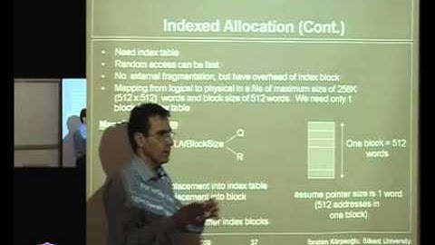 CS-342 Operating Systems Lecture 39