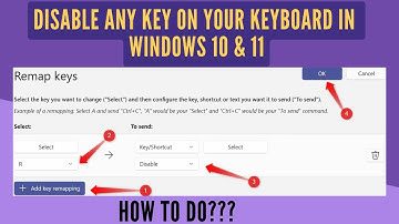 How to Disable Any Key on Your Keyboard in Windows 10 and 11