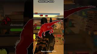 REBIRTH SPINO INSIDE THE MALL! - Roblox Jurassic Blocky #roblox #jurassicworld #dinosaur #shorts