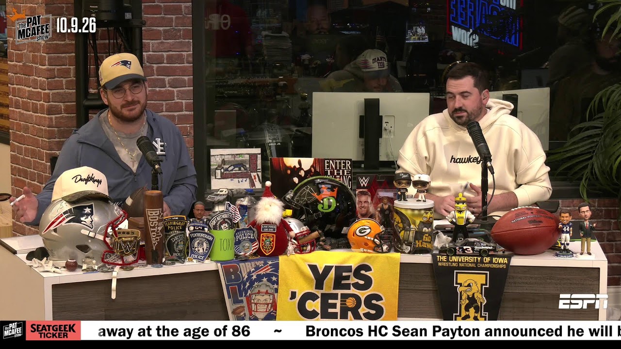The Pat McAfee Show Live | Friday October 9th 2026