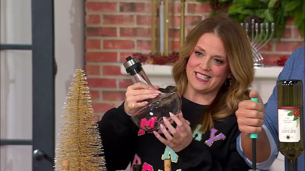 Chefologist Inverted Wine Decanter & Aerating System on QVC YouTube