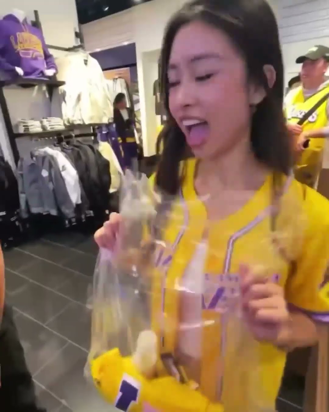 Luka after his first game with the Lakers ?