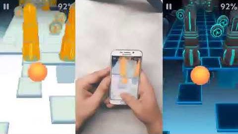 Rolling Sky Light Space Vs Deep Space (Reskinned Version)