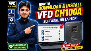 How to Download and Install VFD CHF100A Software on Laptop | Complete Urdu Guide screenshot 3