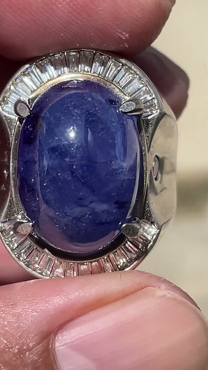 Natural Heat Blue Sapphire Corundum Africa
