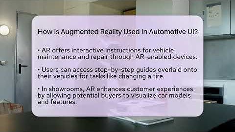 How Is Augmented Reality Used In Automotive UI? - Talking Tech Trends