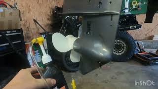 Yamaha 30hp outboard lower unit oil change
