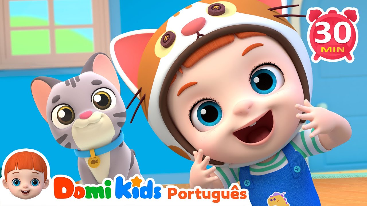 Dança com os Animais 🐾 | Canción Infantil para Contar y Cantar | Canções Educacionais | Domi Kids