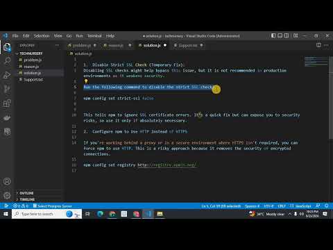 npm ERR! code UNABLE TO GET ISSUER CERT LOCALLY npm ERR! unable to get local issuer certificate node