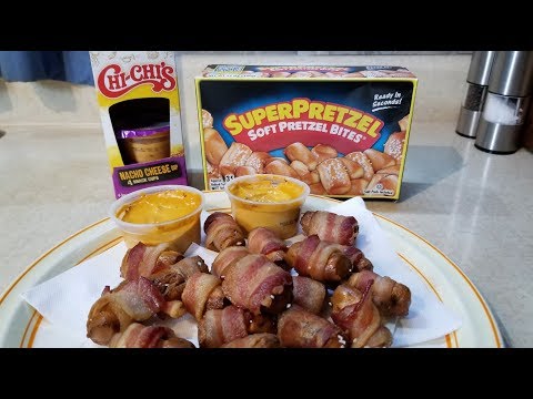 Bacon Wrapped Pretzels