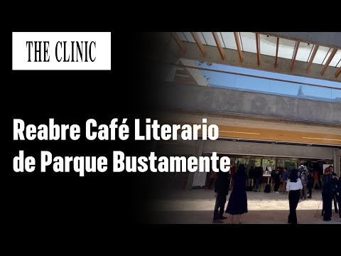 Reabre Café Literario del Parque Bustamante en Providencia