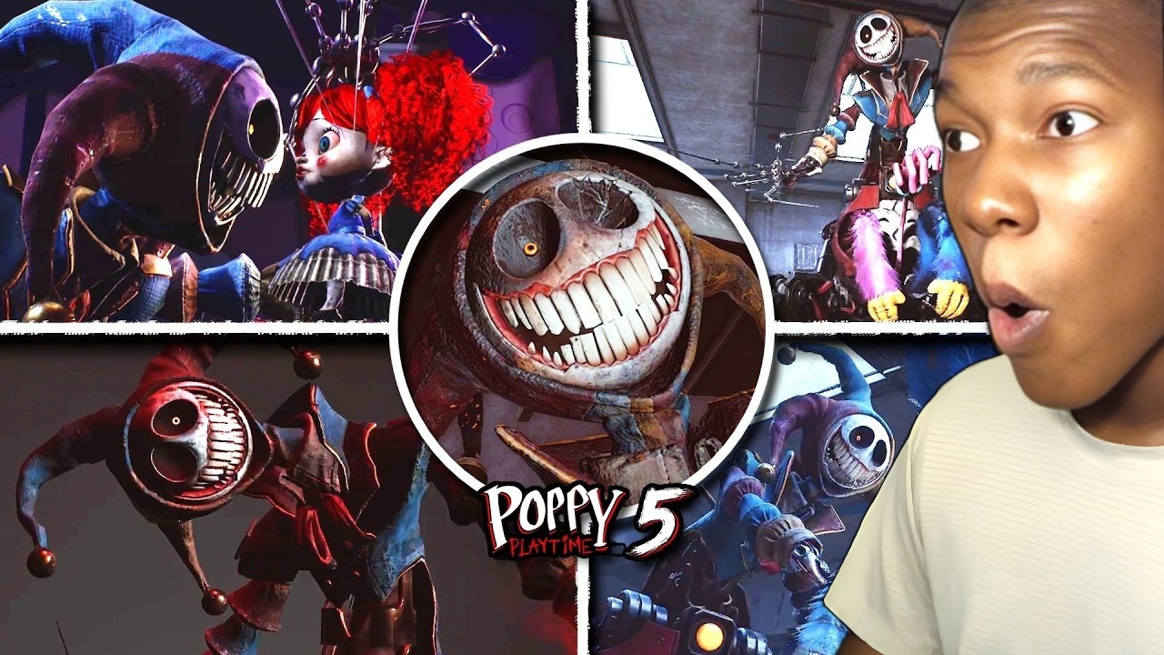 ALL PROTOTYPE Scenes - Poppy Playtime: Chapter 5 Comparison (Showcase) REACTION!