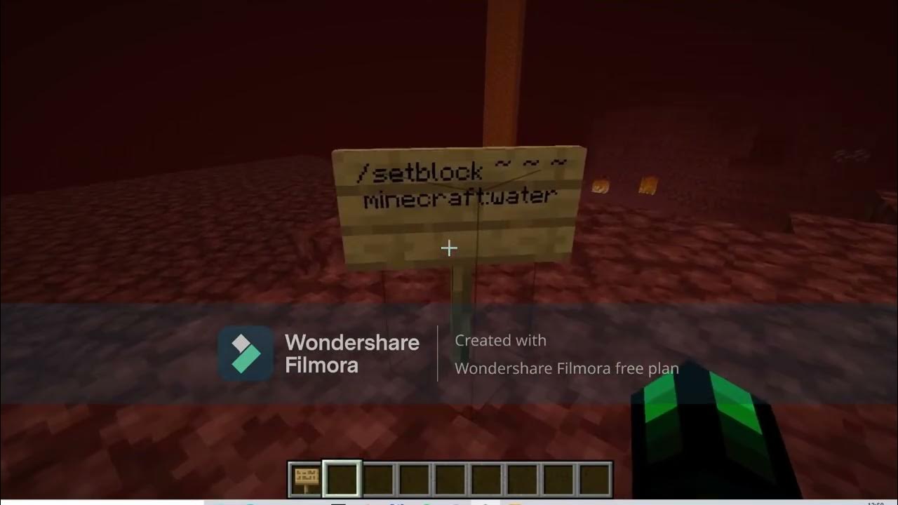 How can you place water in the nether? YouTube