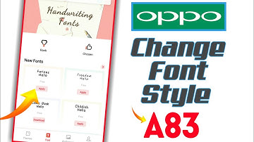 Change Font Style OF OPPO A83,A57,F1s,A3s, With English ThemeStore || OPPO Font Changing Tips tricks