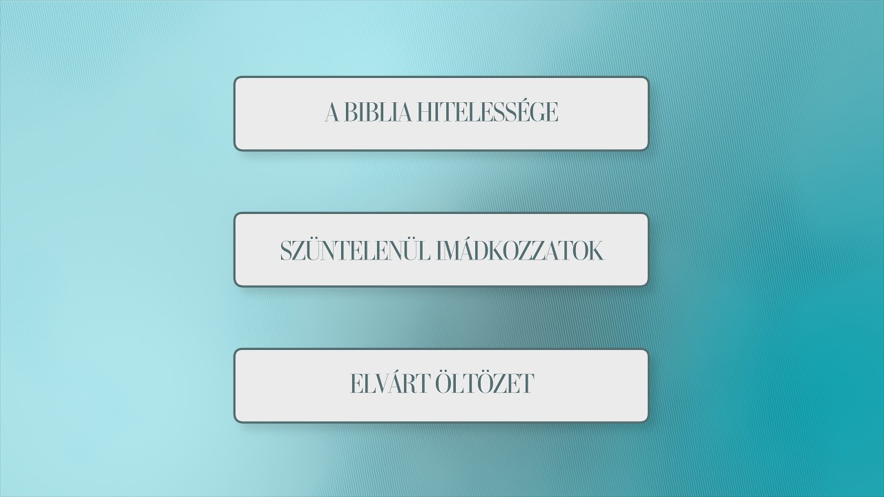 Hiszed vagy sem? - 2026. 03. 09.