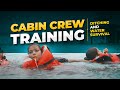 Cabin crew training  ditching and water survival training  aksa international indore