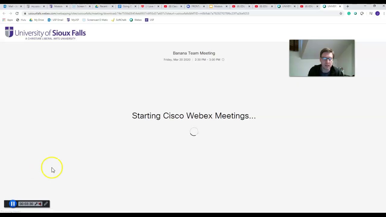 EDU 410-Module 3: Joining a WebEx Team Meeting - YouTube
