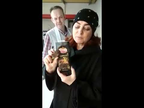 Как горит шоколад "Россия"