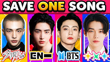 STRAY KIDS vs ENHYPEN vs BTS vs TXT Battle: Save One Song🎵Kpop Quiz 2025