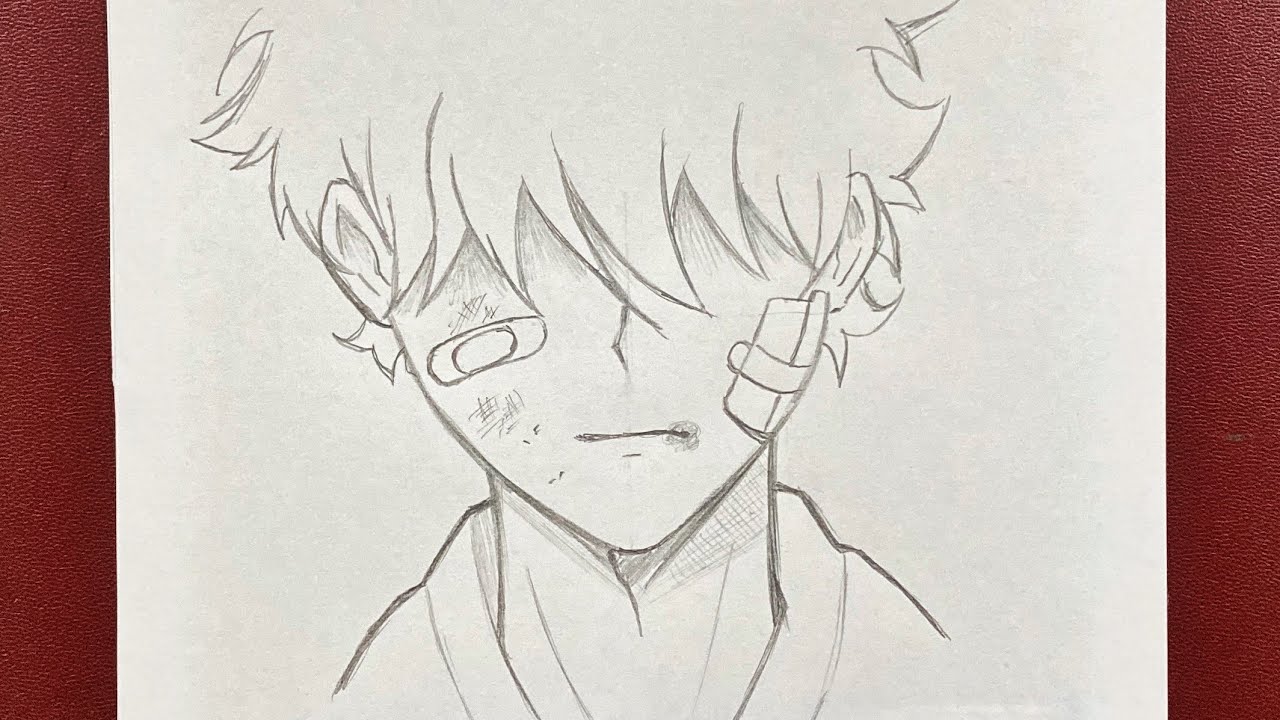 Anime Guy anime boy drawn sketch HD wallpaper  Peakpx