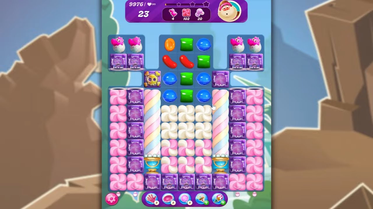 Candy Crush Saga LEVEL 9976 NO BOOSTERS (new version)🐟☑️ - YouTube
