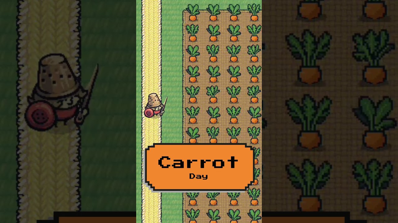 Carrot Day in Threadbare!  