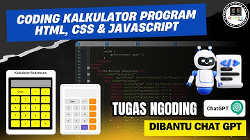 Cara Buat Program Kalkulator Pakai Html, Css dan Javascript Pakai Chat GPT
