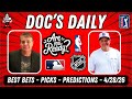 Tuesday Best Bets - NBA Playoffs - NHL Playoffs- MLB Picks - 4/28/26 - Doc's Daily LIVE