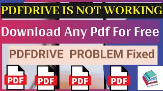 Download Any Pdf For Free || Pdfdrive Download Button Not Working How To Fix