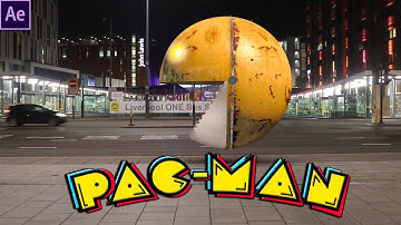 Pacman in real life using Element 3D - After Effects tutorial