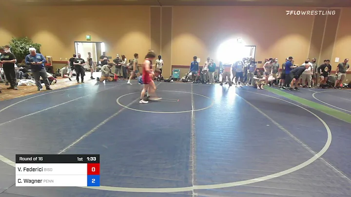 126 Lbs Round Of 16 - Vincenzo Federici, Bison Tra...