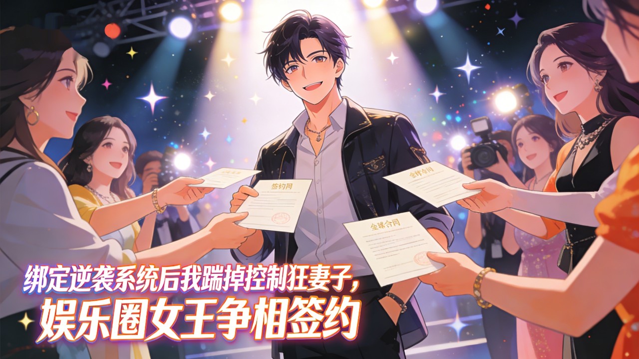 綁定逆襲系統後我踹掉控制狂妻子，娛樂圈女王爭相簽約。系統助我重回巔峰，前妻的眼淚一文不值#都市小说 #玄幻小说