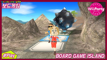 Wii party - 보드게임 Board Game Island  ( 한글자막, Kr Sub ) Player Alex