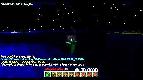 SirMeowcat Fly hacking in Badger PVP Minecraft Server