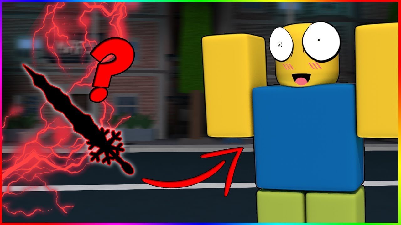 Giving A Noob A Mythic Knife Roblox Assassin Youtube - a picture of a noob in roblox assassin