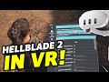 Hellblade 2 in vr is insane unofficial using uevrvirtual desktop