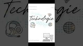 TUTO PAGE DE GARDE AESTHETIC : TECHNOLOGIE : BACK TO SCHOOL💻