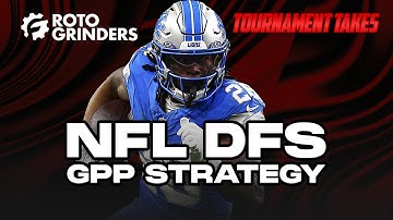 NFL DFS Expert Tournament Strategy for Week 4 on DraftKings & FanDuel